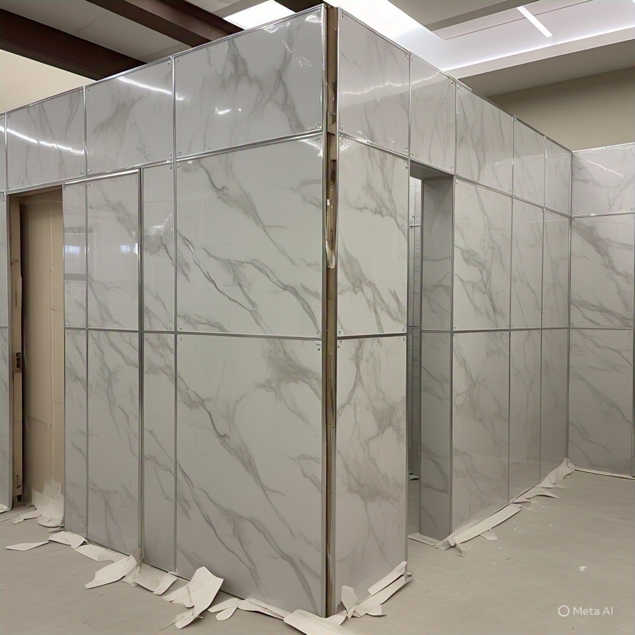 Instalación PVC y Mármol